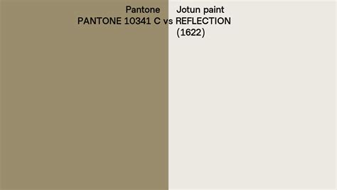 Pantone 10341 C Vs Jotun Paint REFLECTION 1622 Side By Side Comparison