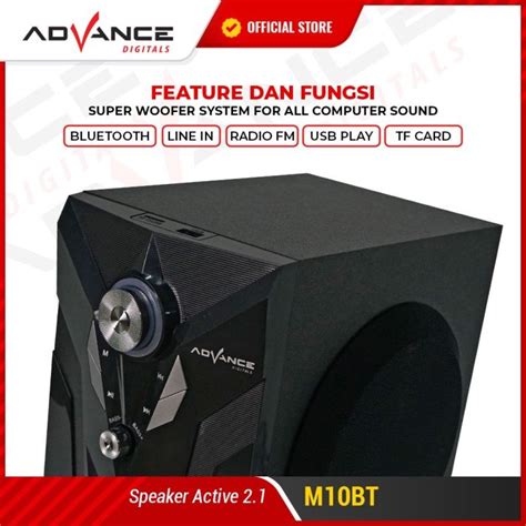 Advance M Bt M Bt Speaker Stereo Bluetooth Xtra Bass Subwoofer