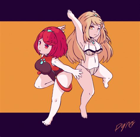 Pyra and Mythra Fan Art - DYNOPUNCH : r/Xenoblade_Chronicles