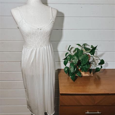 Vintage White Sheer Nightgown Lingerie Size 34 Bridal Etsy