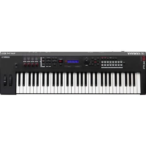 Yamaha Mx61 Bk 61 Key Usbmidi Keyboard Synthesizer Controller Black