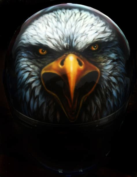 Airbrush Eagle Design For Motorcycle