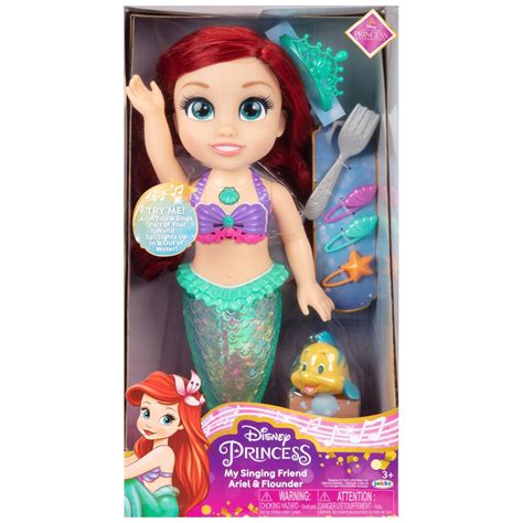 Disney Princesses Poup E Ariel La Petite Sir Ne Chantante Cm