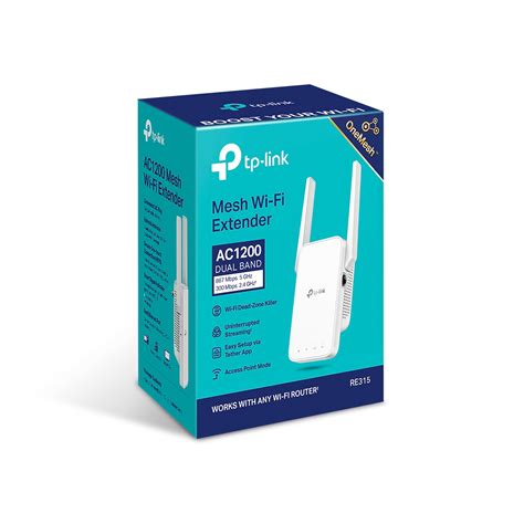 Tp Link Re Ac Dual Band Wireless Mesh Wi Fi Range Extender