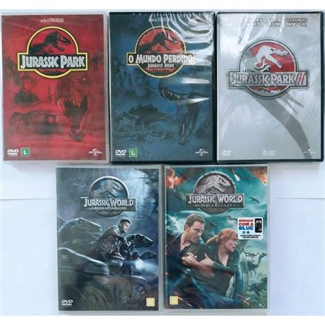 Dvd Jurassic Park Lacrado E Original 5 Filmes RARIDADE Shopee