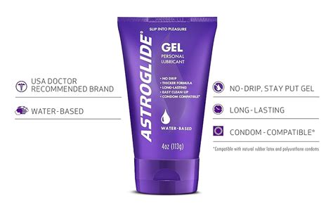 Amazon Astroglide Gel Personal Lubricant Oz Stays Put With No