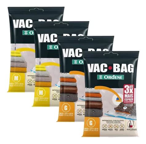 Kit de 4 bolsas al vacío bolsa grande edredón mediano para ropa