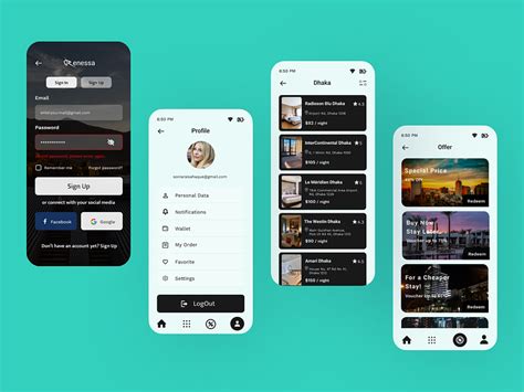 Renessa Hotel App Ui Design Using Figma By Md Mizanur Rahman On Dribbble