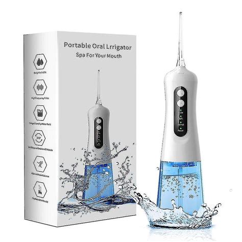 Irrigador oral portátil água fio dental usb recarregável 4 modos ip7 à