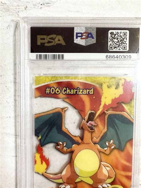 Pokemon Charizard Topps Tv Animation Clear Card Pc Psa Mint