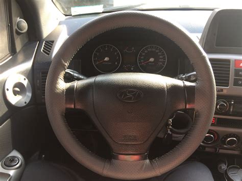 Оплётка руля своими руками — Hyundai Getz, 1,6 л, 2005 года | стайлинг ...