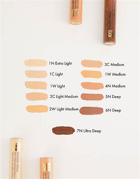 Estee Lauder Double Wear Light Colour Chart | Shelly Lighting