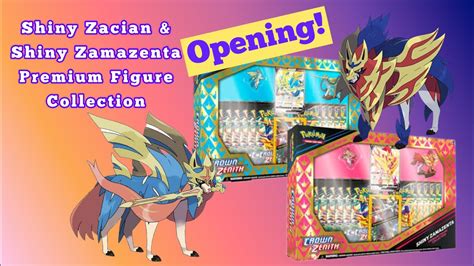 Opening Shiny Zacian Shiny Zamazenta Premium Collection Pokemon