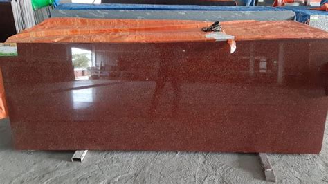 Red Polished Lakha Indian Granite Slab Thickness 15 20 Mm At Rs 165