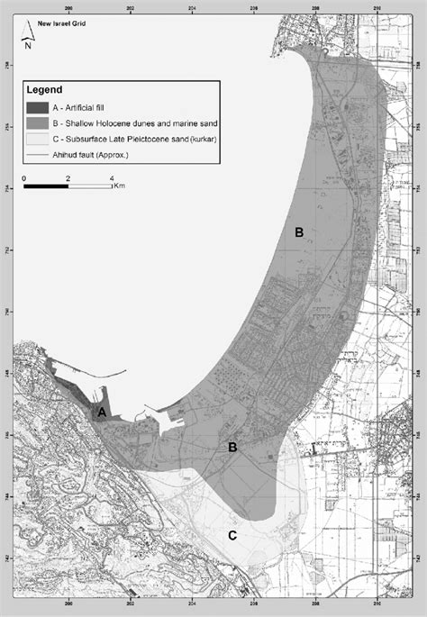 A Summarizing Map Showing The Three Environments With A Potential For