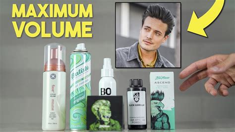 The Best Hair Products For Volume Mens Hair Tips Youtube