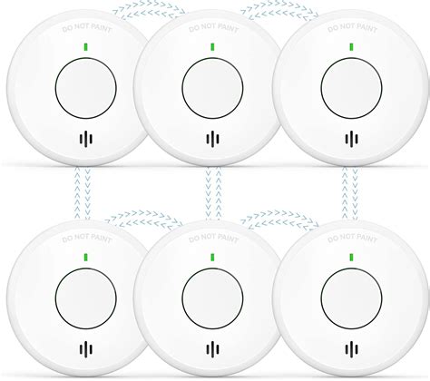 Amazon Ecoey Smoke Alarm Wireless Interconnectable Fire Alarms