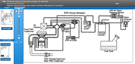 Heater Hose Diagram For Toyota Camary Camry Heater Hose