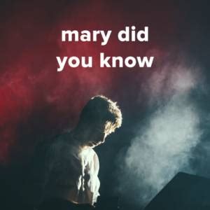 Popular Versions of "Mary Did You Know" - PraiseCharts