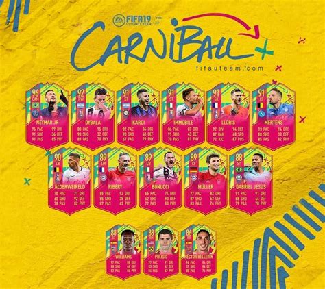 FIFA 19 Carniball Event Guide And Offers List