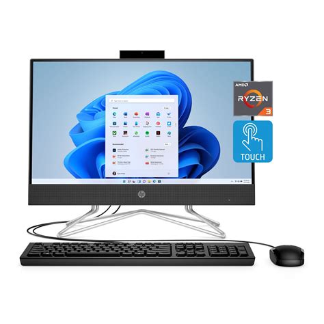 HP All-in-One Desktop 22", Touch, Ryzen 3 3250U, 8GB RAM, 1TB HDD ...