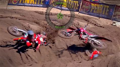 The Bike Just Drills Him In The Head Motocross Crashes YouTube