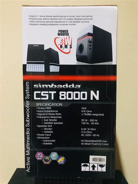 Speaker Simbadda Cst N Elektronik Audio Di Carousell