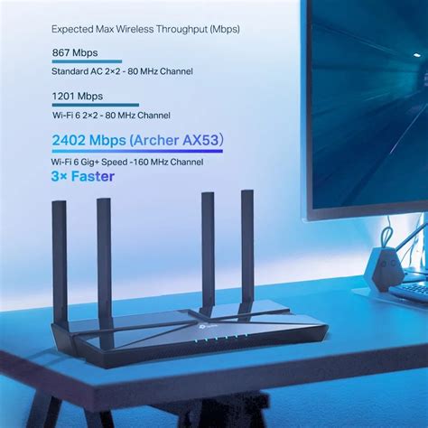 Buy TP-Link Archer AX53 AX3000 Dual Band Gigabit Wi-Fi 6 Router @ OMR ...