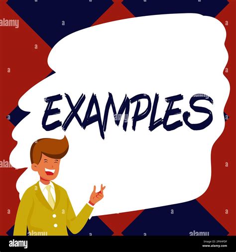 text sign showing examples business showcase photo sample model