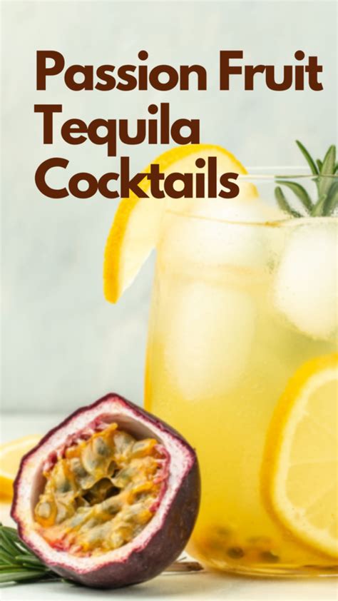 10 Best Passion Fruit Tequila Cocktails To Drink Mybartender