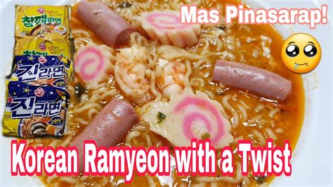 How To Cook Korean Ramyeon With A Twist Korean Ramen 라면 Youtube