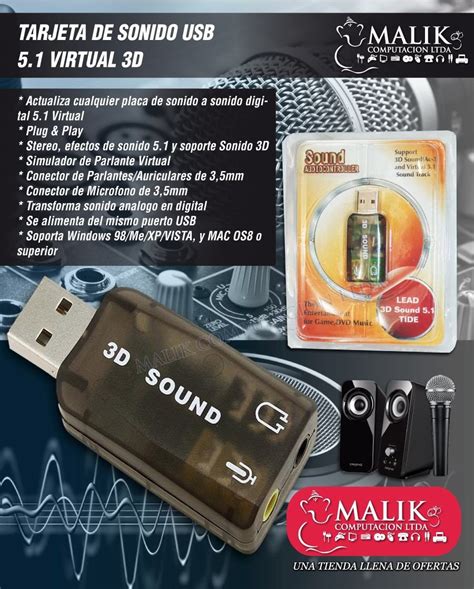 Tarjeta Sonido Usb Sound Card Usb Para Virtual Dj En