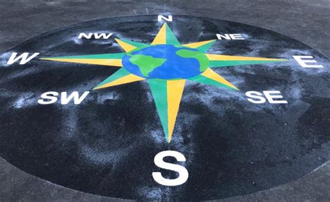 Earth Compass Playground Markings Direct