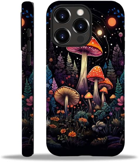 Amazon DJSOK Compatible With IPhone 15 Pro Max Case Mushrooms And