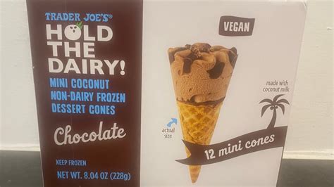 Vegan Food Taste Test Trader Joes Hold The Dairy Mini Coconut Non