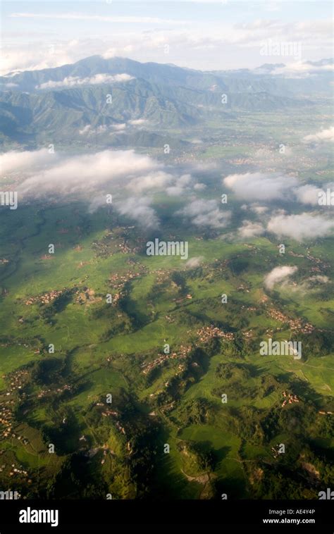 Aerial view of Nepal, Himalayas, Asia Stock Photo - Alamy