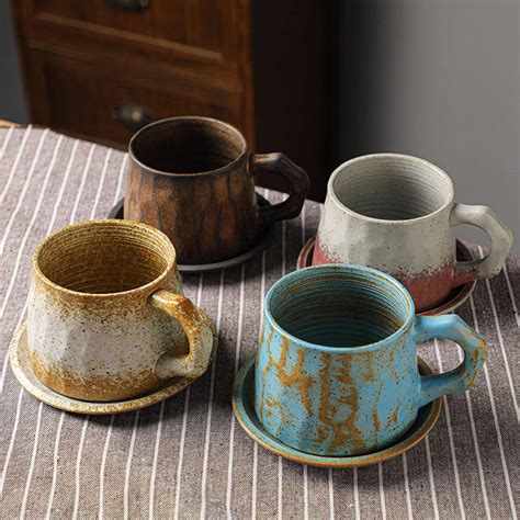 Ceramic 300ml Coffee Cup Ins Style Coffee Shop Latte Cups Restaurant ...