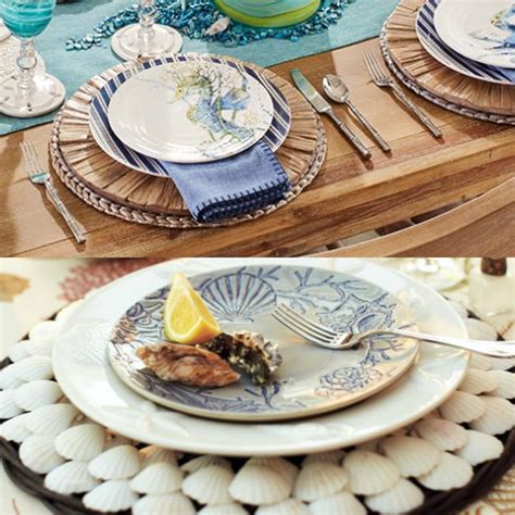 Coastal Charger Plates Wicker Rattan And Diy Charger Plate Ideas