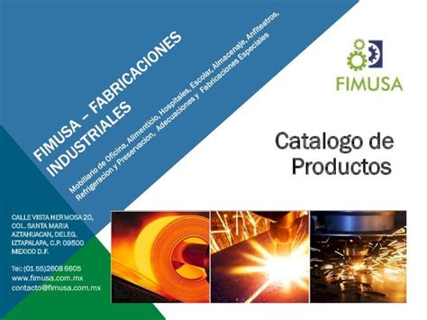 PDF Catalogo de Productos FIMUSARIÑON MESA DE EXPLORACION