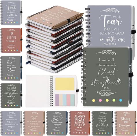 Amazon Kosiz 20 Pcs Bulk Christian Gift Set Scripture Spiral