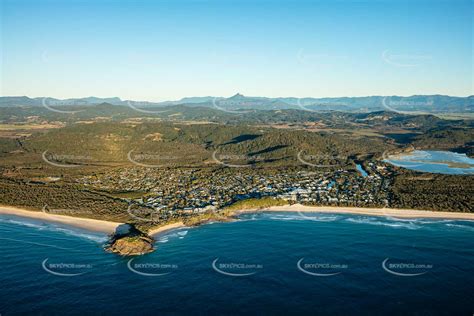 Sunrise Aerial Photo Bogangar NSW