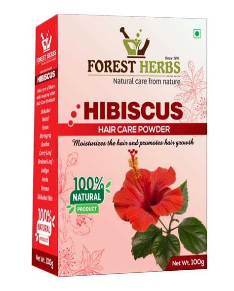 The Forest Herbs Natural Care From Nature Hibiscus Powder For Hair