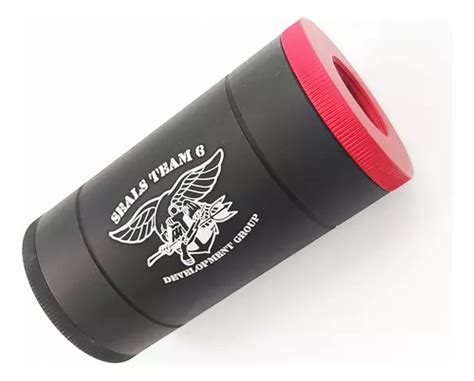 Supressor Silenciador E Tapa Cano Airsoft Neptune Red Wings Frete grátis