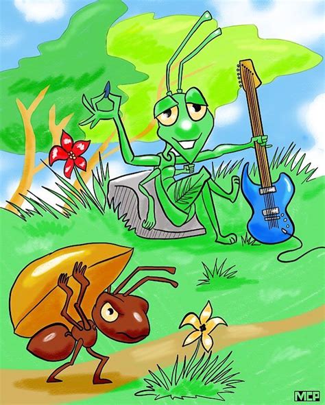 Details Ant And Grasshopper Drawing Best Seven Edu Vn