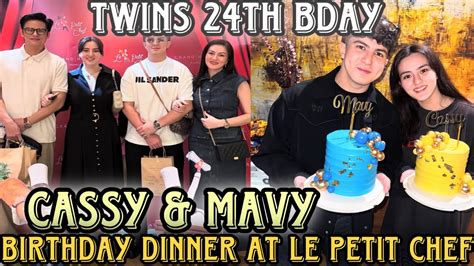 Cassy At Mavy Legaspi Th Birthday Celeb W Their Mom Carmina Dad