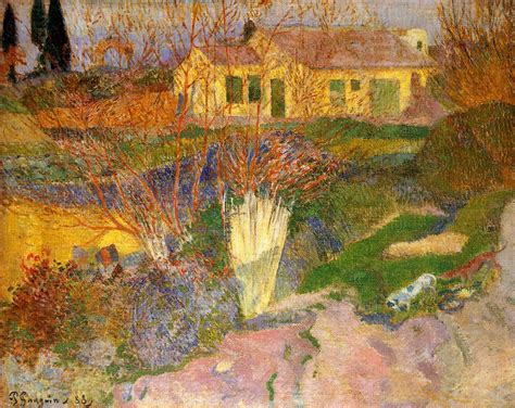 Mas Near Arles Paul Gauguin Wikiart Org Encyclopedia Of Visual Arts