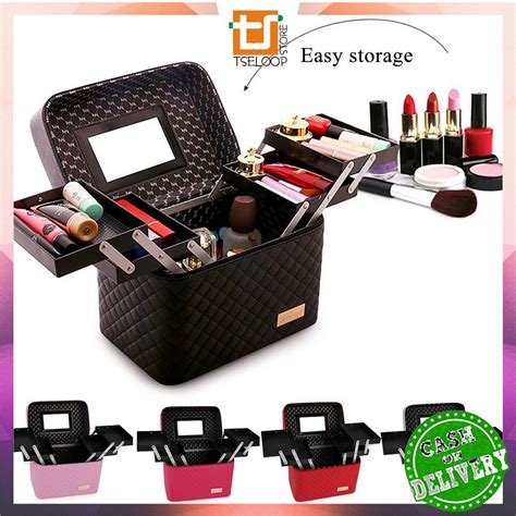 Jual OFM K1 BOX MAKE UP Kotak Kosmetik Beauty Case Tas Kosmetik Make Up