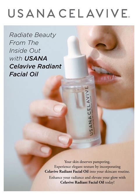 Celavive Facial Radiant Oil Brochure By Usana Malaysia Issuu