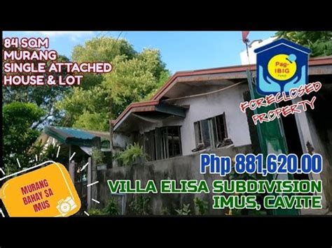 Sqm Murang Single Attached House Lot Along Aguinaldo Highway Imus