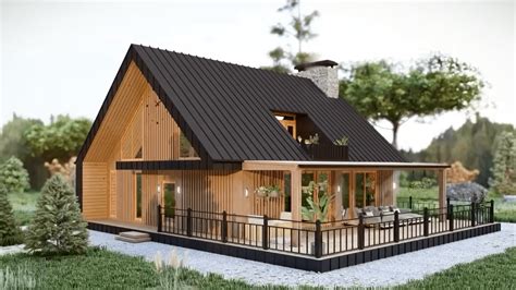 Small House Design with Comfortable and Elegant Floor Plan - Dream Tiny Living